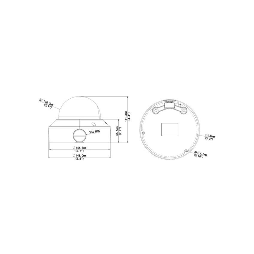 Uniview IPC3232ER-VS 2MP Network IR Fixed Dome Camera