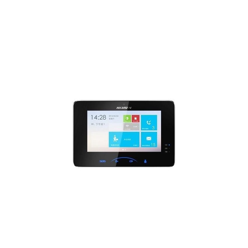 DS-KH8301-WT Video Intercom Indoor Station with 7-inch Touch Screen