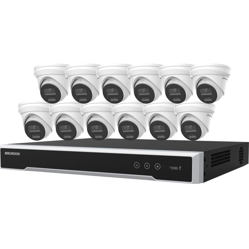 EKI-K164T412L - Hikvision 4MP Turret PoE Kit