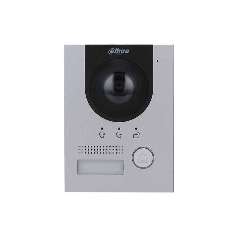 Dahua DHI-VTO2202F-P-S2 VT02-Series 2-Wire IP Villa Outdoor Tenant Station, Stainless Steel