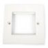 JE-KDFP39 - Wall plate with dual gang (White)