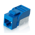 Jetview JE-KS-C5E-BLU-90D Cat5e Keystone Jack UTP (5pcs)/bag (90 degree) - BLUE