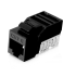 Jetview JE-KS-C6-BLK-90D Cat6 Keystone Jack UTP (5pcs)/bag (90 degree) - Black