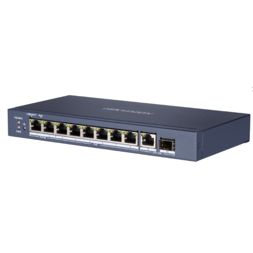 Hikvision DS-3E0510HP-E  10-Port Gigabit Unmanaged Hi-PoE Switch