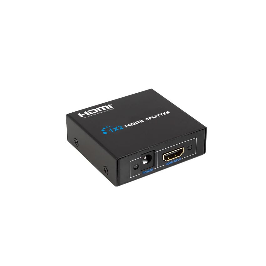 JE-HS312 Mini 1x2 HDMI Splitter with Powered Signal Amplifier