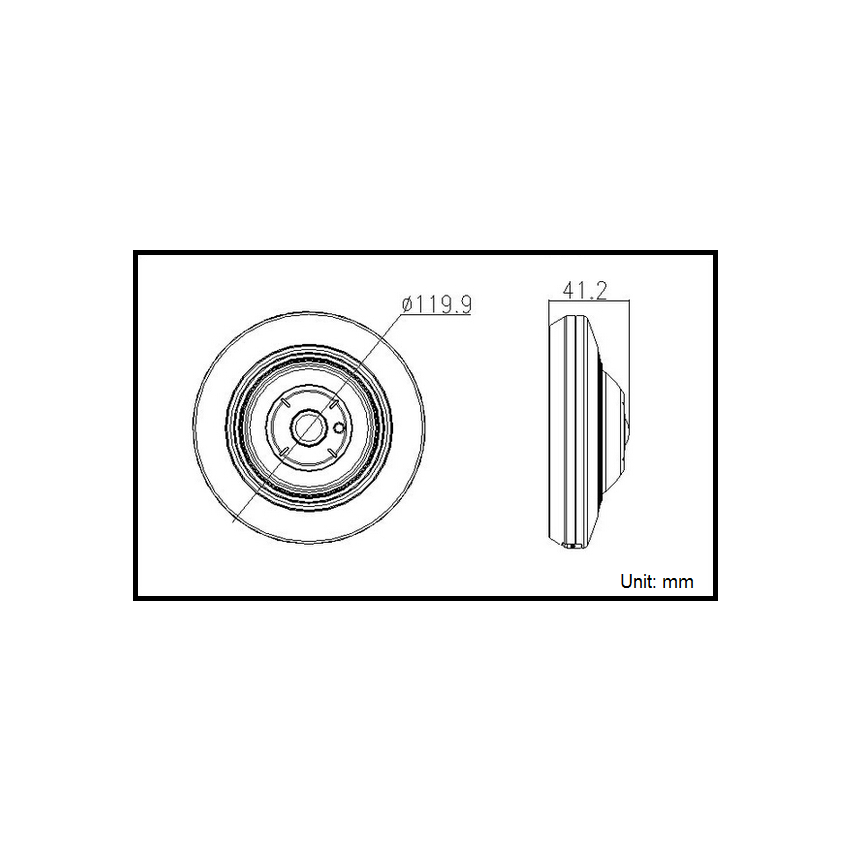 DS-2CD2942F-IS Hikvision 4.0MP Indoor 180° IP Compact-Fisheye Camera