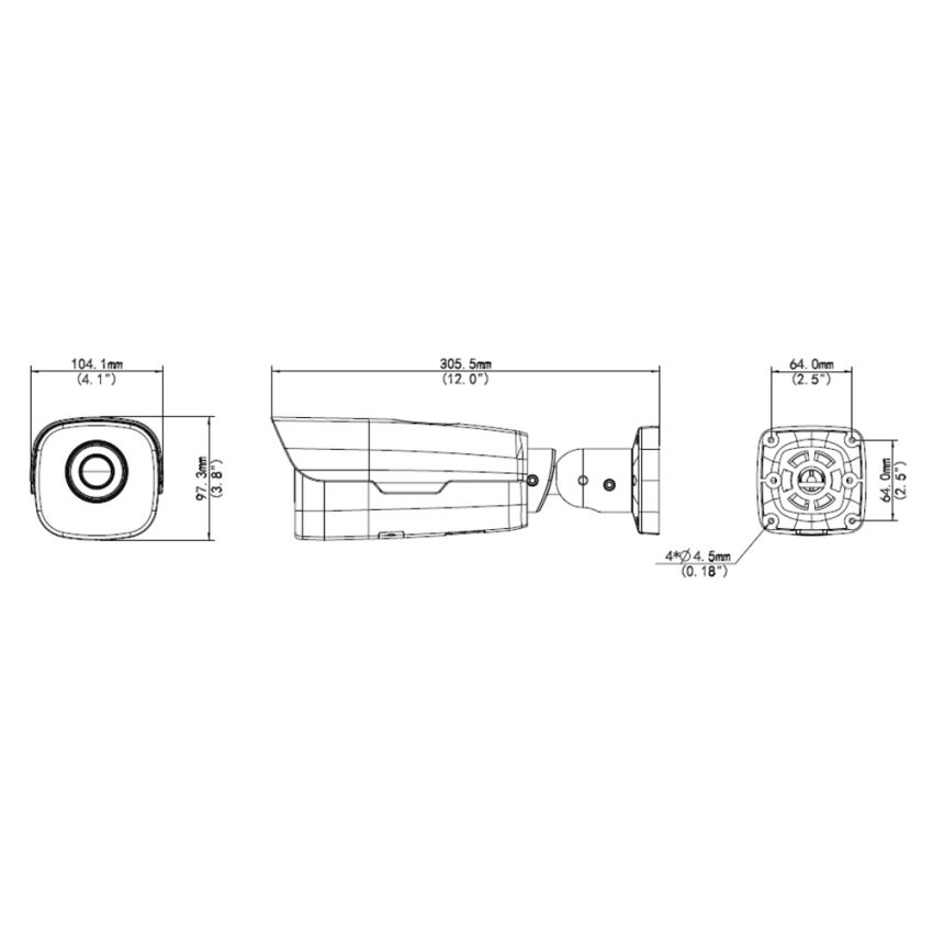 Uniview IPC262ER9-X10DU 2MP WDR Starlight AF Network IR Bullet Camera