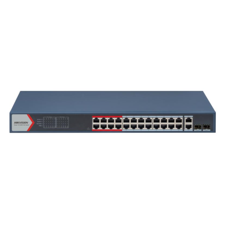 Hikvision DS-3E1326P-EI 24 Port Fast Ethernet Smart POE Switch