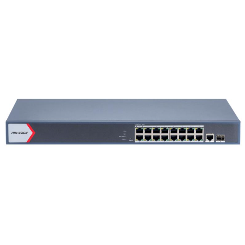Hikvision DS-3E1518P-EI 16 Port Gigabit Smart POE Switch