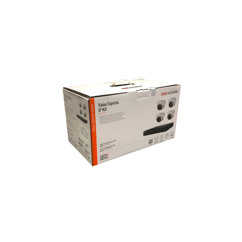 TF2041T12F2KIT - Hikvision Turbo Virtual Bundle Kit(DVR-1TB + 4 Cameras)