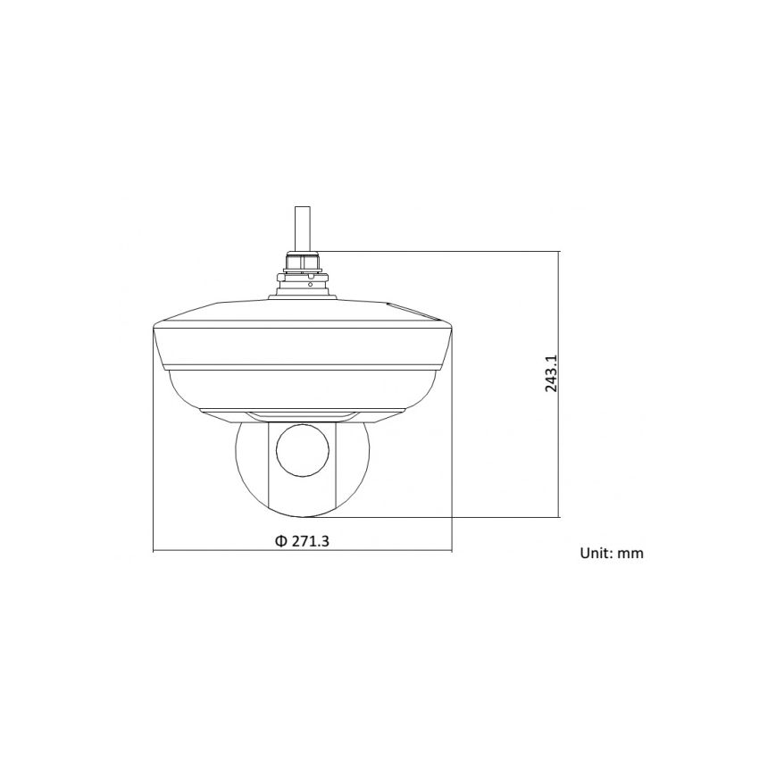 Hikvision DS-2PT5326IZ-DE PanoVu Mini Series IR Network PTZ Camera