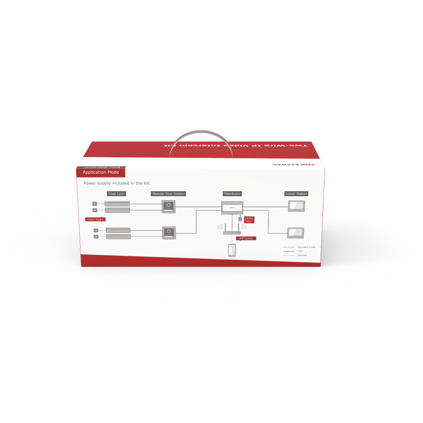 Hikvision DS-KIS702Y-P Two-Wire Intercom Kit