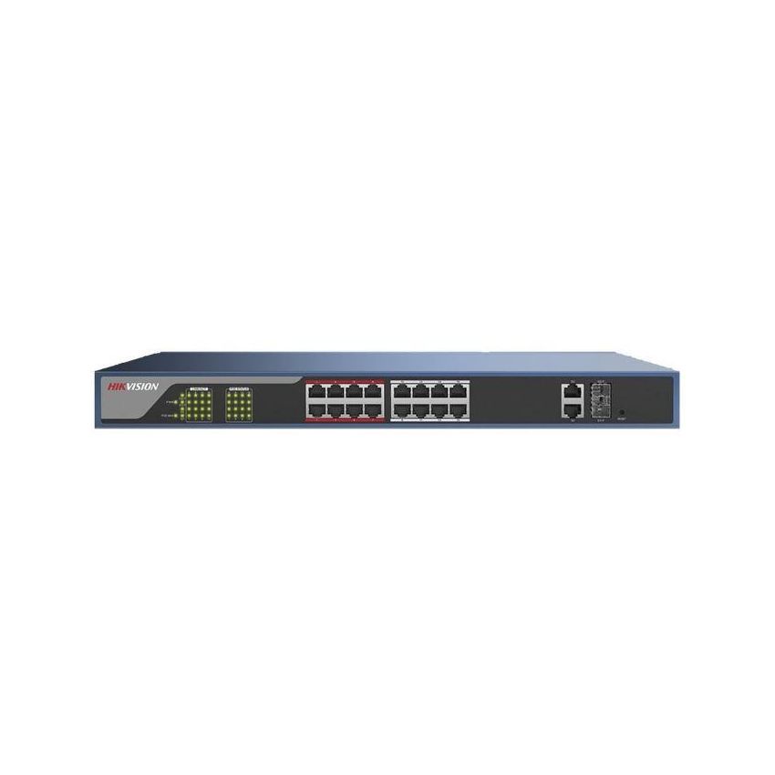 Hikvision DS-3E1318P-EI 16 + 2 Giga POE Web-managed PoE Switch