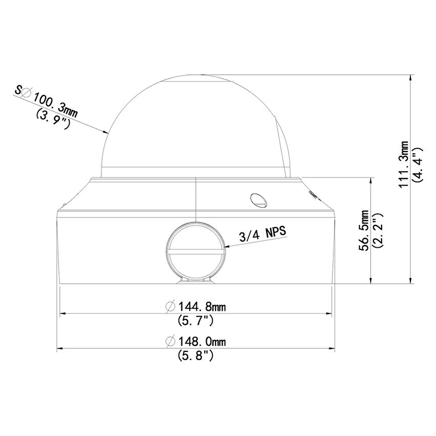 Geovision GV-AVD2700 2MP H.265 Low Lux WDR Pro IR Vandal Proof IP Dome