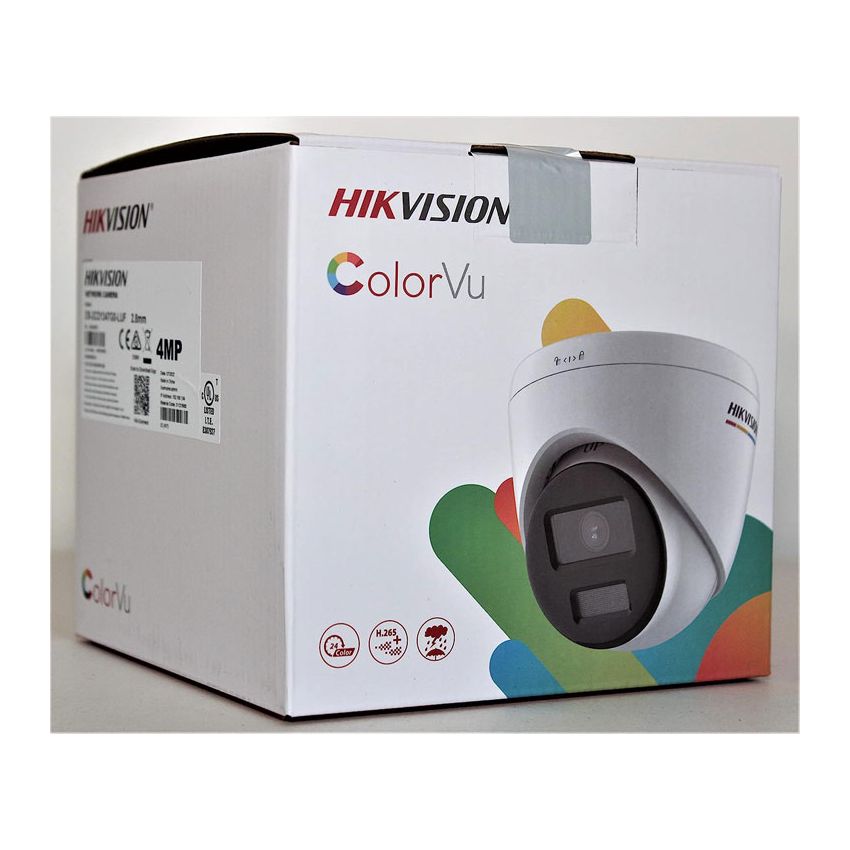 Hikvision EKI-K41T44C 4-CH ColorVu 4K Value Express Kits (4CH NVR-1TB + 4 ColorVu Cameras)