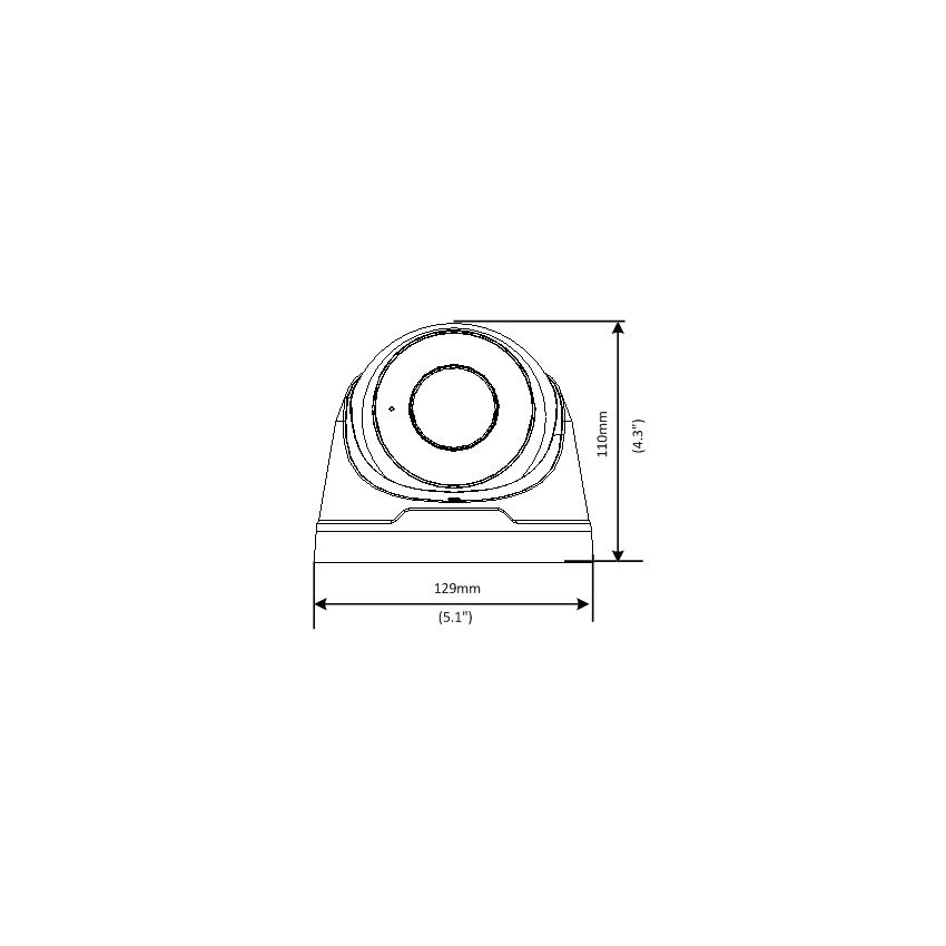 Geovision GV-EBD4711 4MP H.265 2.7~12 mm IR Eyeball cam,IP67