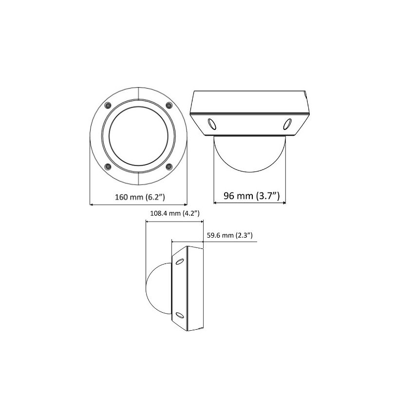 Geovision GV-VD2702 Starlight 2MP H.265 Super Low Lux WDR Pro IR Vandal Proof IP Dome (2.8 ~ 12mm)