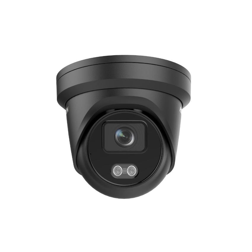 Hikvision DS-2CD2347G2-LUB 4 MP ColorVu Fixed Turret Network Camera (2.8mm) Black