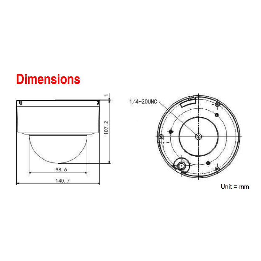 DS-2DE3304W-DE - Hikvision 3MP Mini-PTZ IP Dome Camera