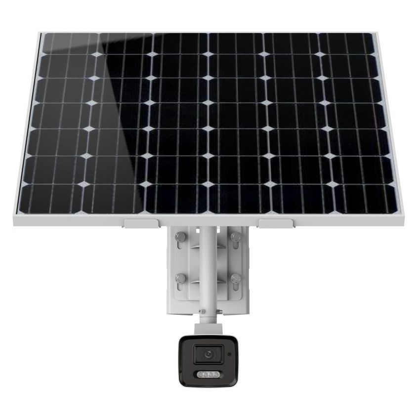Hikvision DS-2XS6A47G1/P-IZS/C36S80 4MP ANPR LPR Bullet Solar Power 4G Network Camera Kit