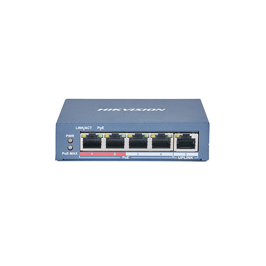 Hikvision DS-3E1105P-EI Smart Managed 4-Port 100 Mbps PoE Switch