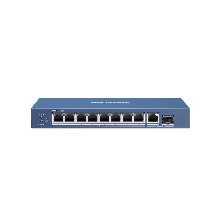 Hikvision DS-3E1510P-SI Smart Managed 8-Port Gigabit PoE Switch