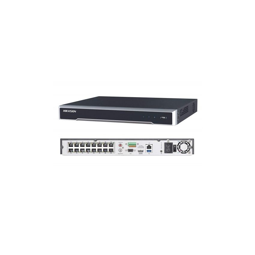 DS-7616NI-M2/16P Hikvision 16-Channel Embedded Plug & Play 4K NVR - 4TB