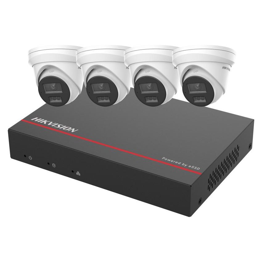 Hikvision EKI-K41T44L 4MP Turret PoE Kit