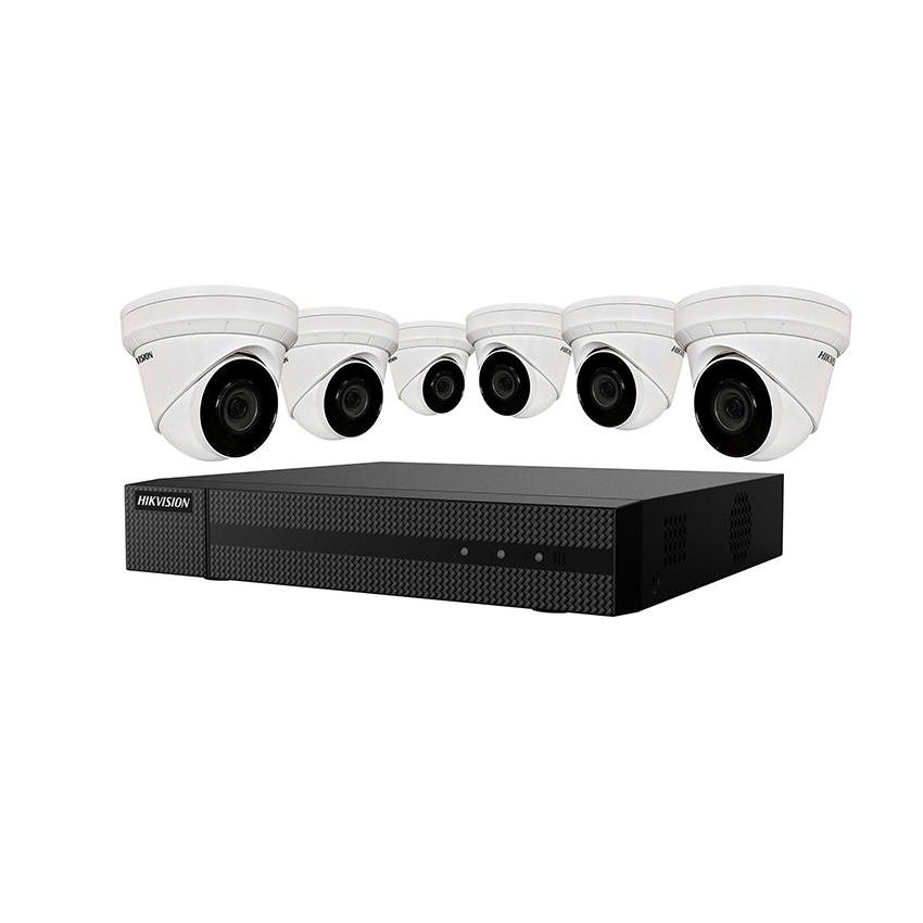 Hikvision EKI-K82T46C ColorVu 4K Value Express Kits (NVR-2TB + 6 Cameras)