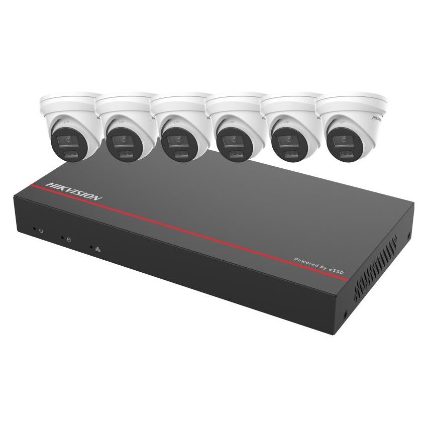 Hikvision EKI-K82T46L 4MP Turret PoE Kit