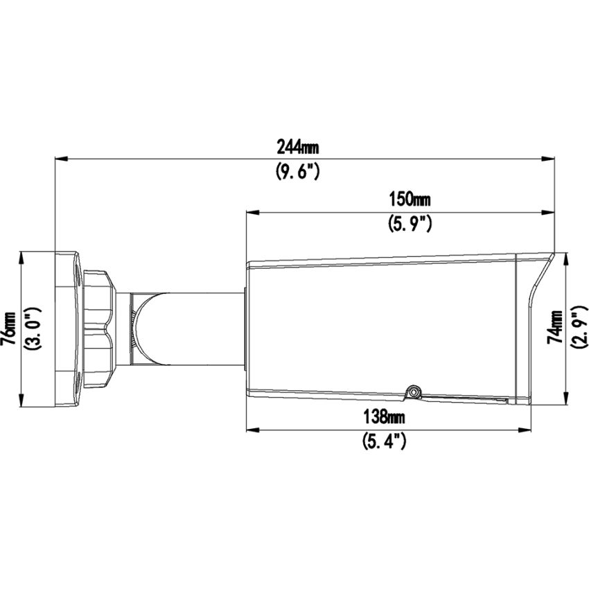 Geovision  GV-TBL4703 4MP H.265 Low Lux WDR IR Bullet IP Camera