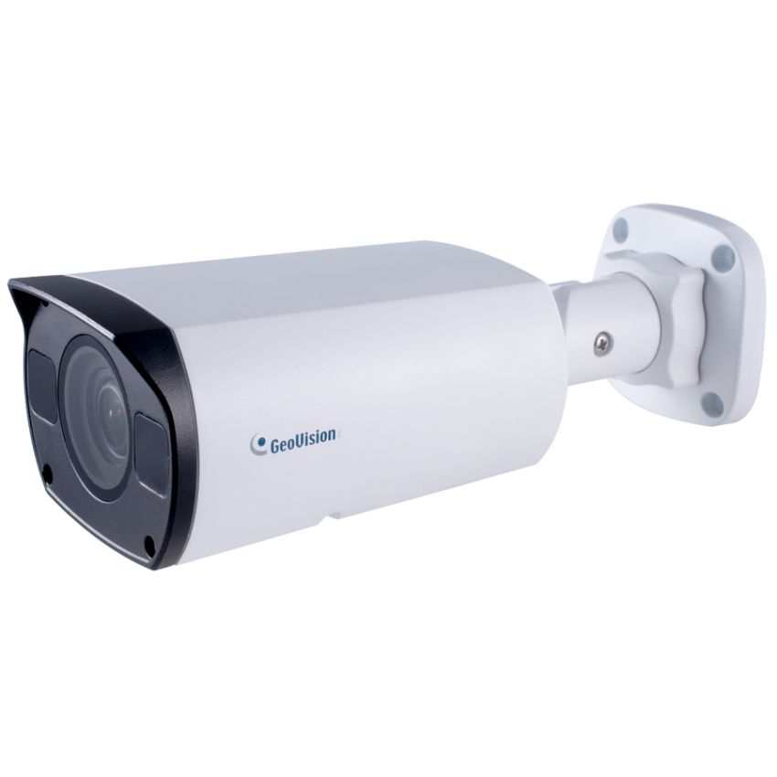 Geovision GV-TBL8710 8MP H.265 4.3x Zoom Low Lux WDR Pro IR Bullet IP Camera (2.8-12mm)