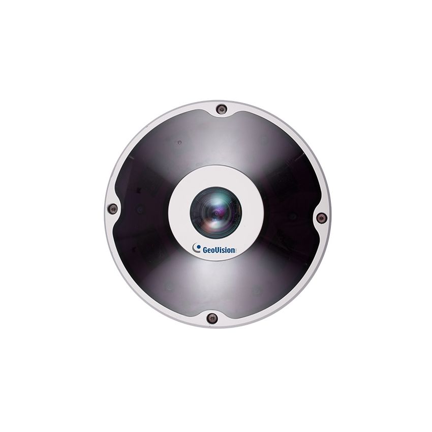 Geovision GV-EFER12203 12MP H.264 Super Low Lux WDR Pro Wireless IR Fisheye Rugged IP Camera