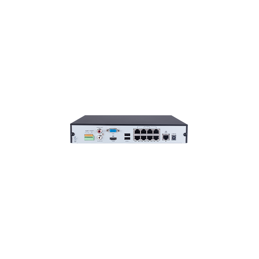 Geovision GV-SNVR0812 8CH H.264/H.265 Linux-embedded Standalone Network Video Recorder (2TB HDD)
