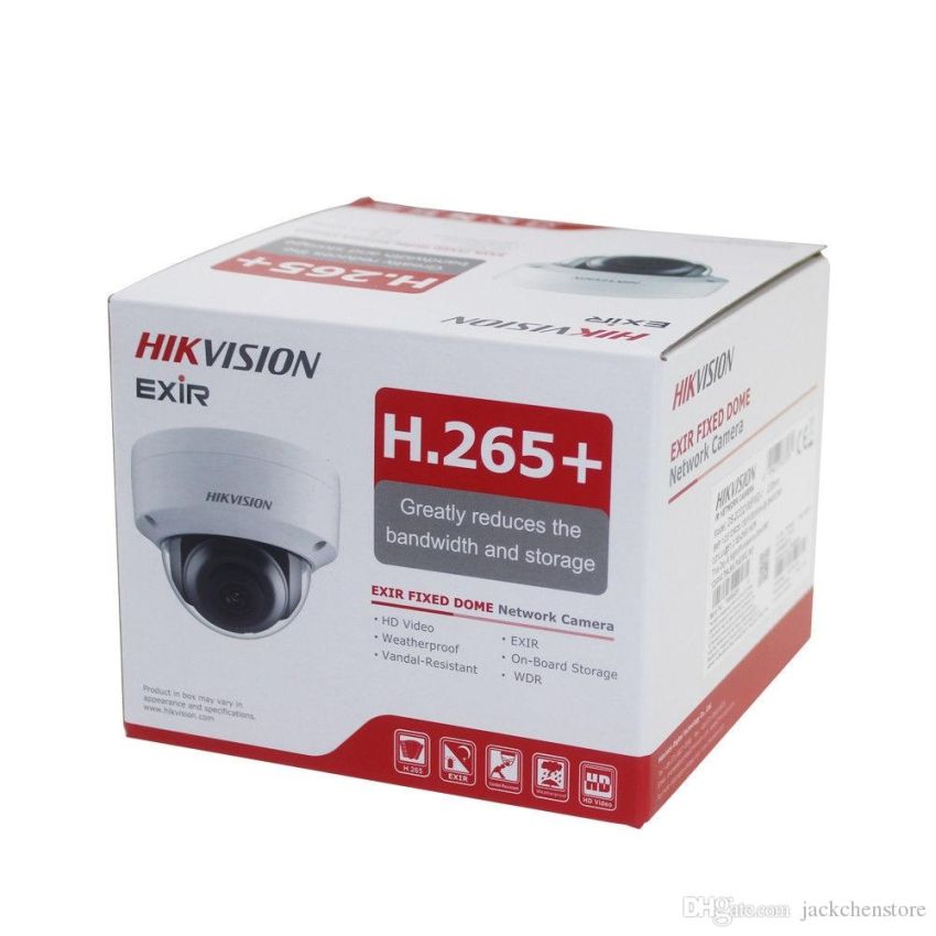 Hikvision DS-2CD2143G0-IUB 4 MP IR Fixed Dome Network Camera (Black/2.8mm)