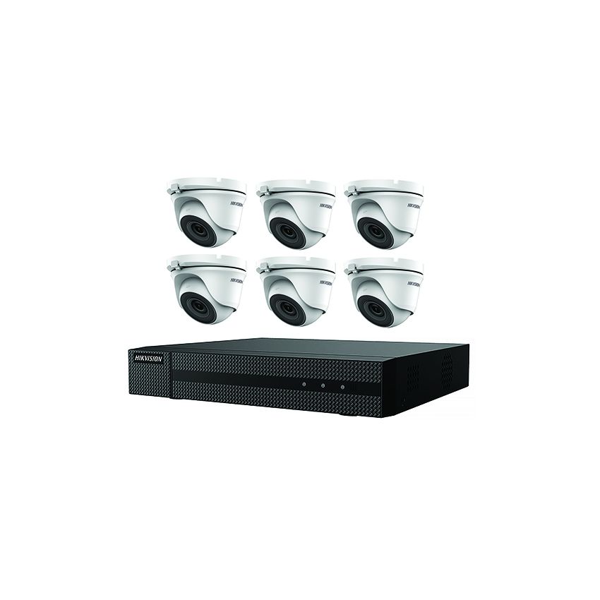 TF2082T12F2KIT - Hikvision Turbo Virtual Bundle Kit(DVR-2TB + 6 Cameras)