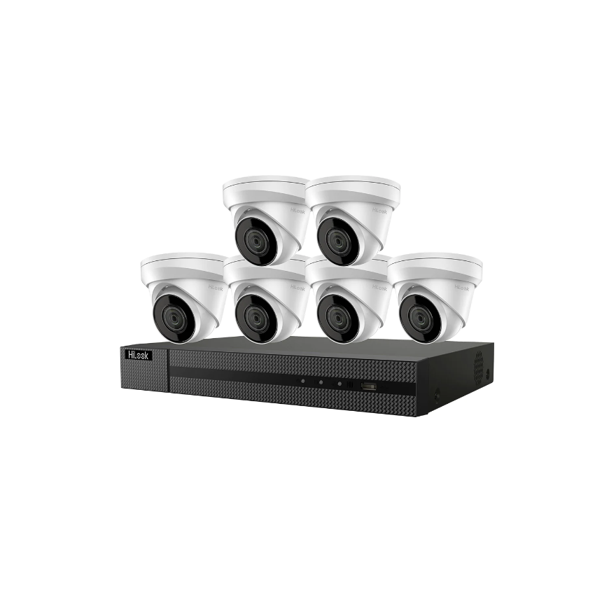 Hikvision HiLook IK-6284TH-MH/P 8-Channel 4MP PoE NVR Kit
