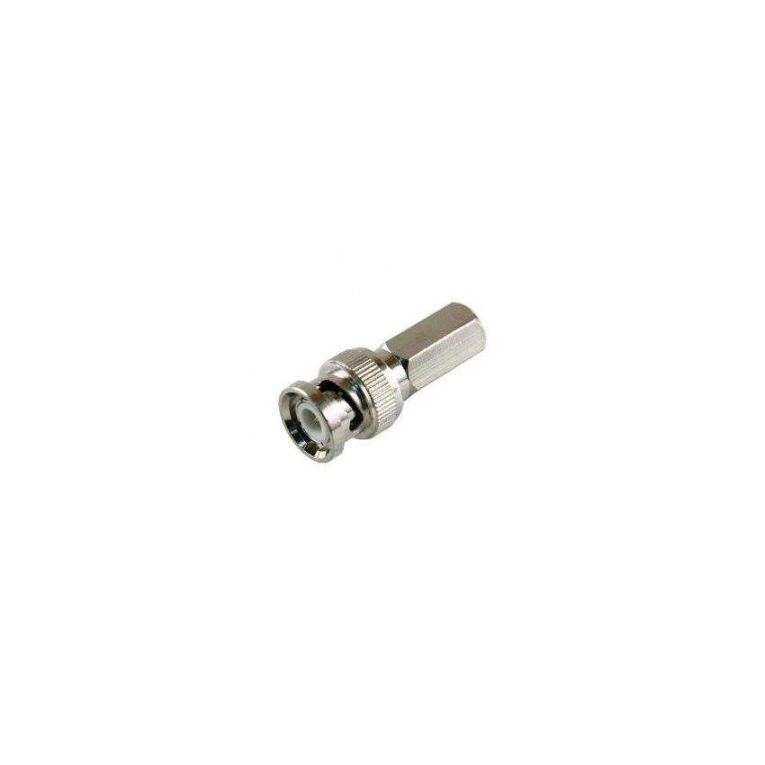 RG6 Twist-On BNC Male Coax Connector (BNC Twist on connector for RG6 cable) Model: JEC-036