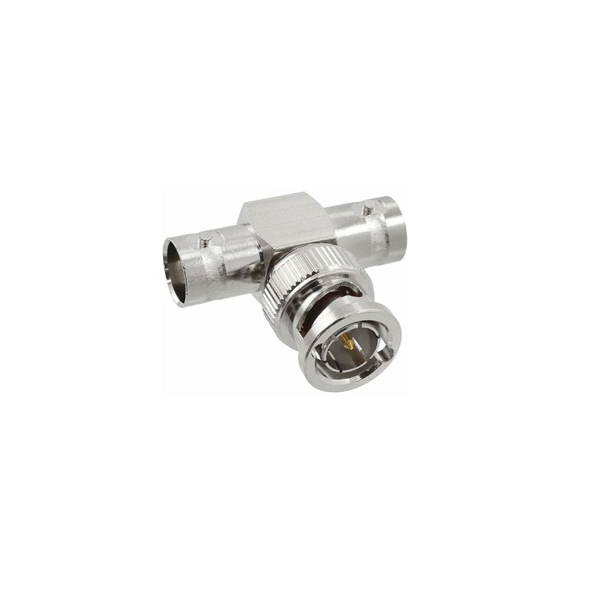 JEC-05 BNC T-Type Male to 2 BNC Female Connector