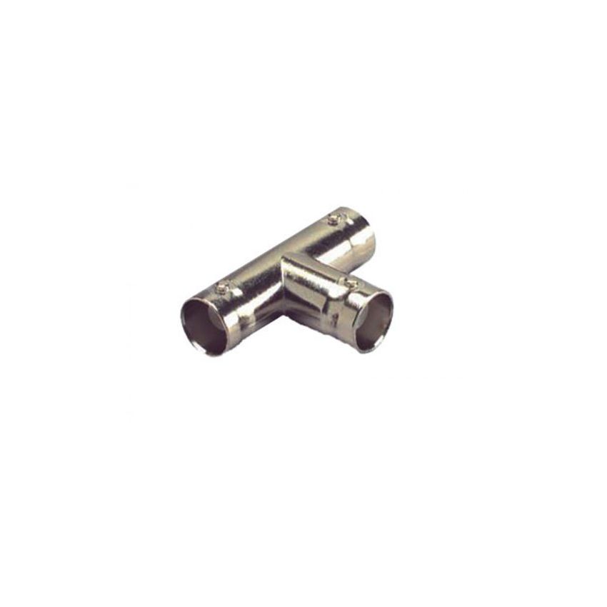 JEC-06 BNC T-Type Female to 2 BNC Female Connector
