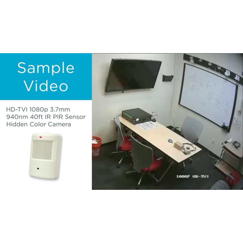 JE-P3500HD - HD-TVI/Analog Covert Camera (PIR Detector)