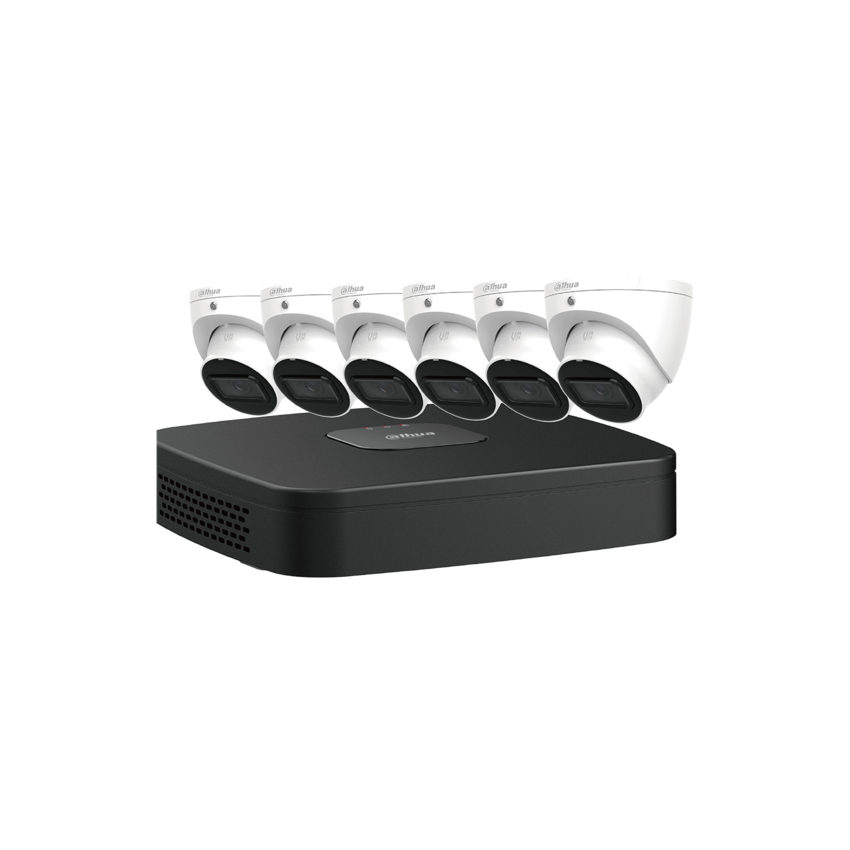Dahua N484L62A 4MP IP E-VU Security System