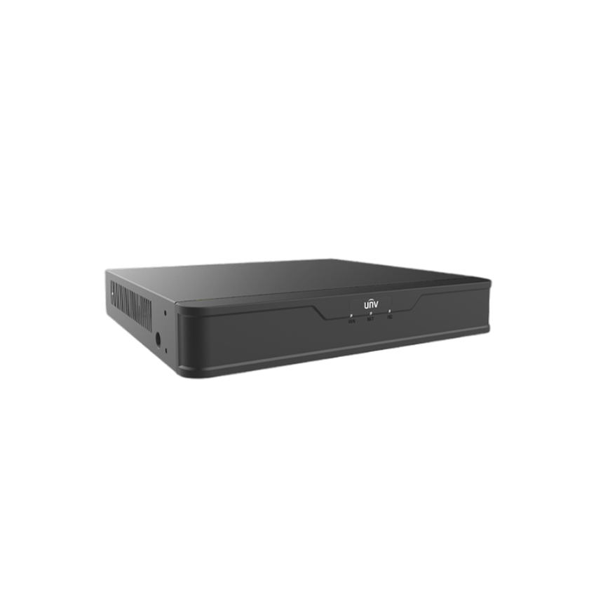 Uniview NVR501-08B-P8  8-ch, 1 SATA interface, 1U, H.264, H.265 & 4K8 PoE ports (IEEE802.3at)