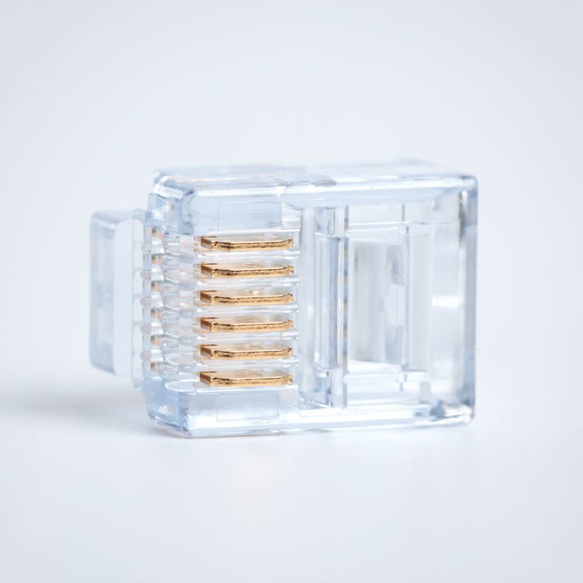 RJ11 Telephone Connectors - 100pcs/bag