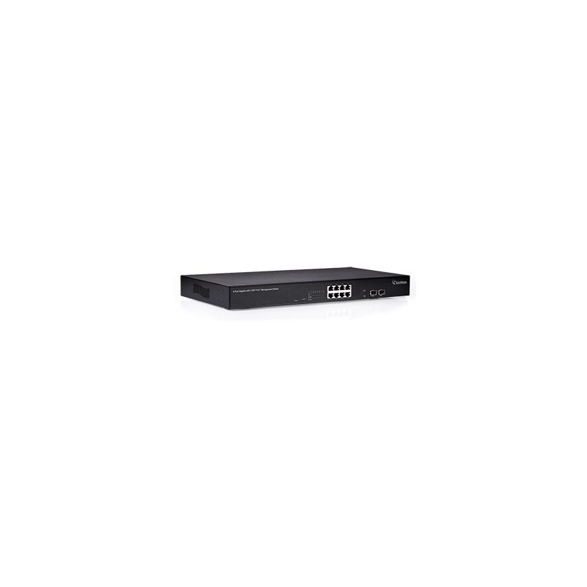 GV-POE0811 - GeoVision 8 Port Gigabit 802.3at Web Management POE Switch