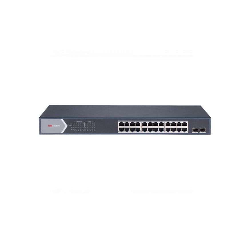 Hikvision DS-3E0526P-E 24-Port Gigabit Unmanaged PoE Switch