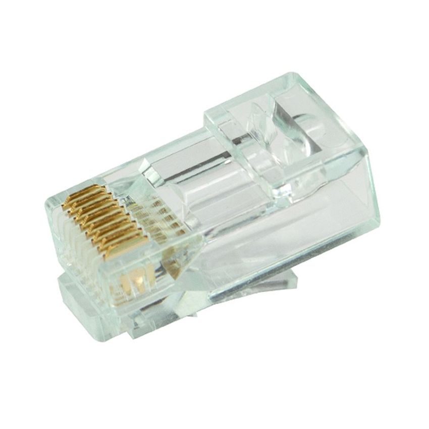 Simply45 S45-1600 – Simply45® Cat6 Unshielded Pass-Through RJ45 Modular Plugs 100 pc/Jar