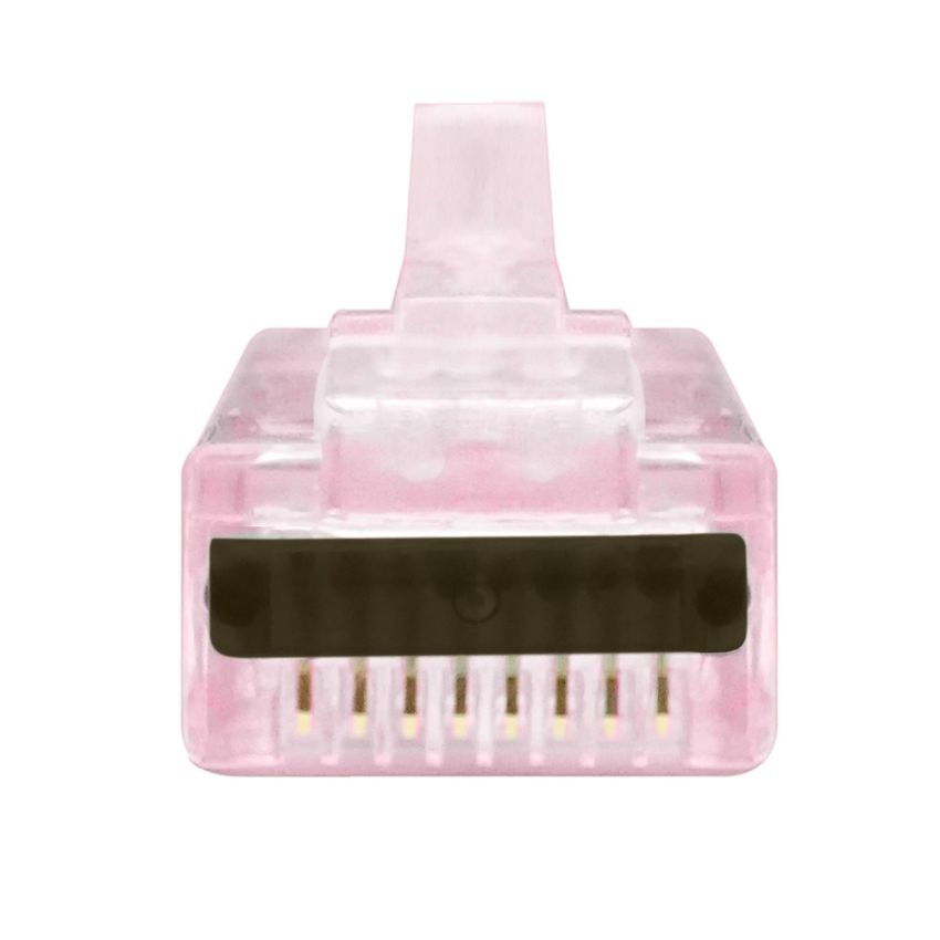 Simply45 S45-1701P – ProSeries Cat6/6a Unshielded Pass-Through RJ45 Modular Plugs with Cap45® 50 pc Clamshell
