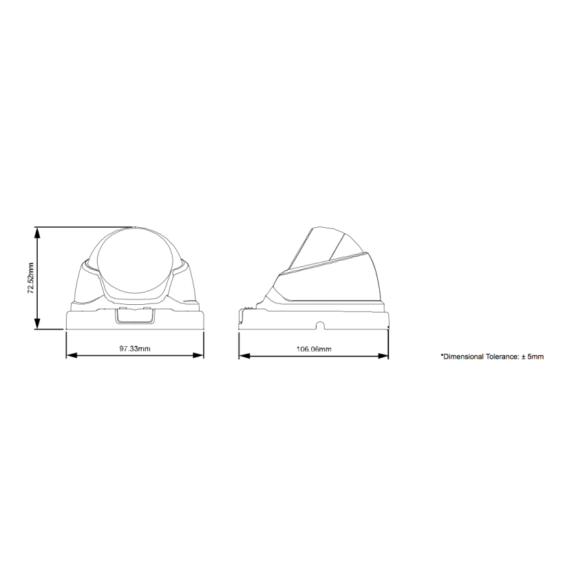 AVTECH DGC1204 HD CCTV 1080P IR Dome Camera (3.6mm)