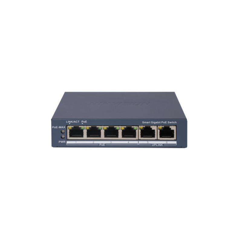 Hikvision DS-3E1506P-EI 4 Port Gigabit Smart POE Switch